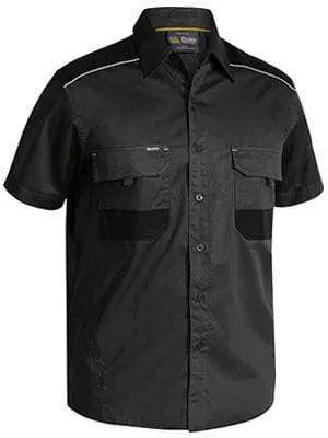 Bisley Workwear Flex & Move™ Mechanical Stretch Shirt Short Sleeve BS1133 Metro Workwear.
